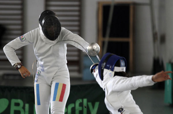 Foiled at the last in Beijing, Romanian fencer Ana-Maria Branza believes the experience will stand her in good stead to step up from silver to gold at this year's Olympic Games in London. Foiled in Beijing, Romania fencer goes for gold