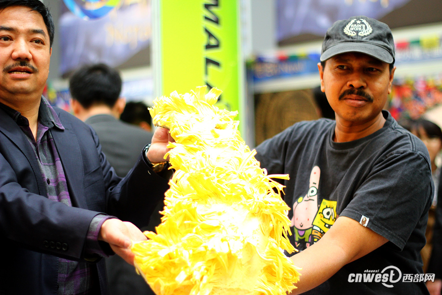 西洽會(huì)上展品琳瑯滿目 觀者目不暇接