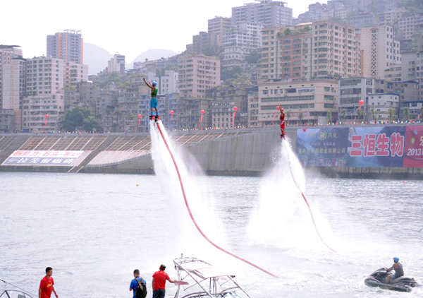 2013年中美澳藝術(shù)滑水對(duì)抗賽分站賽精彩瞬間