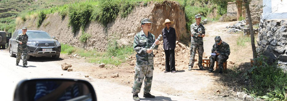 直擊甘肅岷縣梅川地震現(xiàn)場