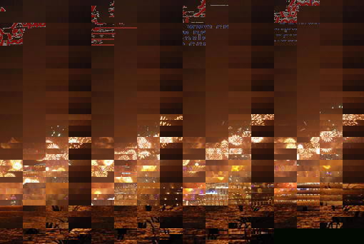 組圖:澳門舉行當(dāng)?shù)刈畲笠?guī)模煙花表演