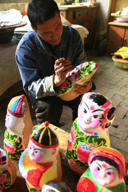 山東濱州市民間藝術(shù)喜迎新春