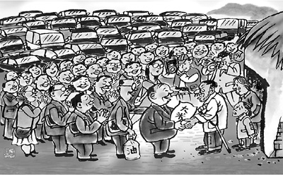 百人寒風中站一上午“送溫暖”咋成了“秀溫暖”?