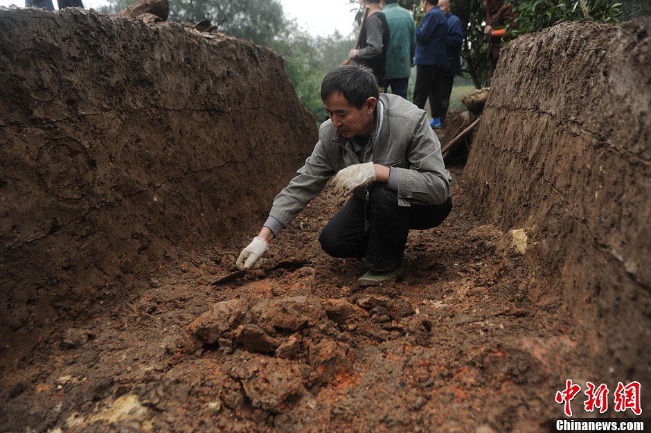 重慶銅梁縣公路施工發(fā)現(xiàn)涂山窯系窯址遺跡