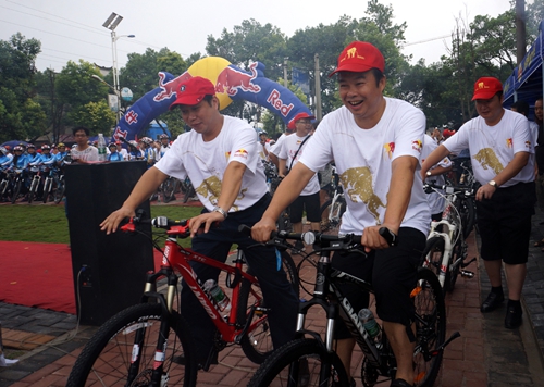 廣西興安縣自行車休閑綠道正式啟動(dòng)