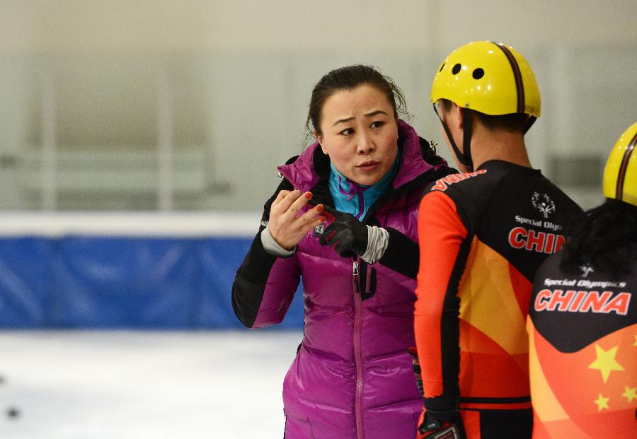 中國特奧速滑隊(duì)備戰(zhàn)世界冬季特奧會