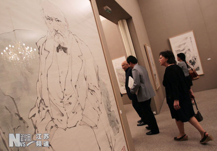 范曾畫展揭開巴黎江蘇文化年南通文化節(jié)帷幕