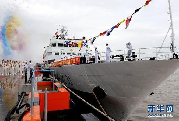 中國(guó)海事“海巡31”船出訪美國(guó)