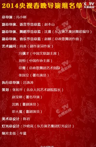 馮小剛擔(dān)任央視春晚總導(dǎo)演 趙本山任語(yǔ)言節(jié)目總監(jiān)