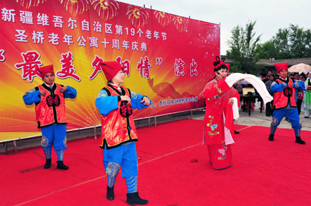 克拉瑪依舉辦人間“最美夕陽情”文化活動(dòng)