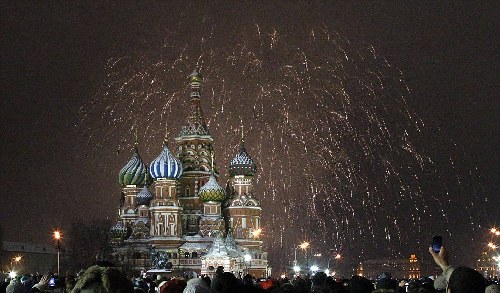 悉尼炫彩焰火、時代廣場倒計(jì)時 世界各地喜迎新年