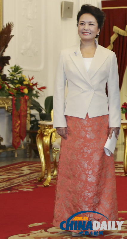 最炫民族風(fēng):盤點(diǎn)彭麗媛東南亞一行亮麗著裝(圖)