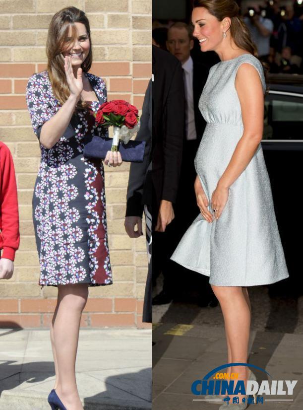 凱特王妃臨盆在即 準媽媽孕期穿衣經(jīng)大盤點(組圖)
