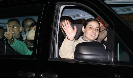 巴以換俘進展順利 11名巴勒斯坦人抵達(dá)土耳其