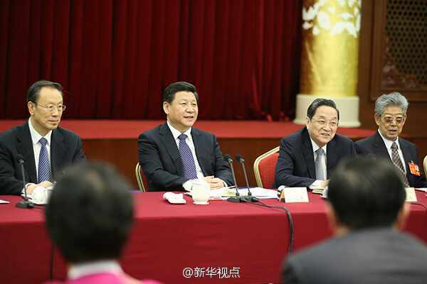 習(xí)近平看望政協(xié)少數(shù)民族界委員
