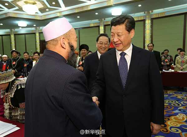 習(xí)近平看望政協(xié)少數(shù)民族界委員