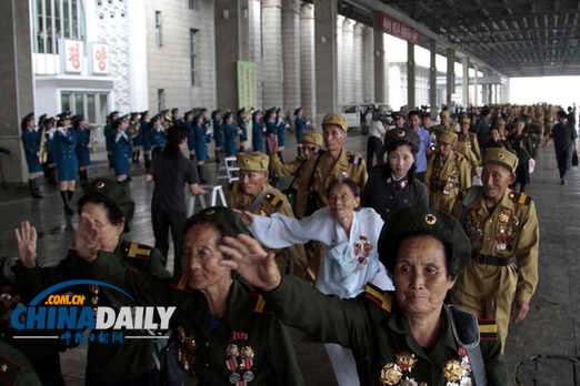 朝鮮向抗日老戰(zhàn)士等授予紀念勛章 被贊“國家之寶”