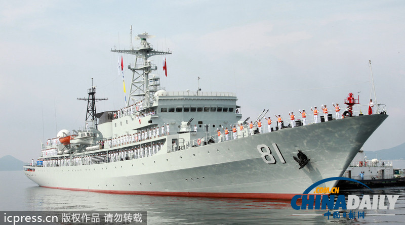 中國海軍“鄭和”號訓(xùn)練艦到訪韓國（高清組圖）