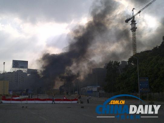 埃及軍方清場(chǎng)穆爾西支持者 穆兄會(huì)稱已致120人亡