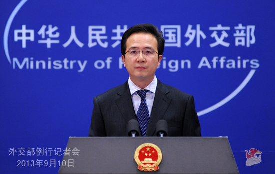 外交部對俄羅斯關于敘化武問題的提議等表態(tài)