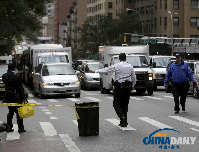 聯(lián)合國(guó)總部外發(fā)現(xiàn)可疑包裹 道路一度被全面封鎖