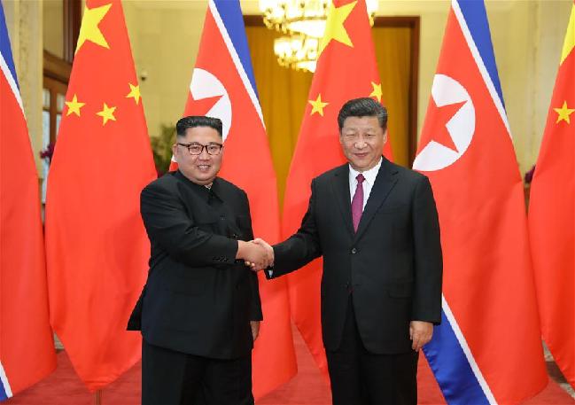 習(xí)近平同金正恩舉行會談