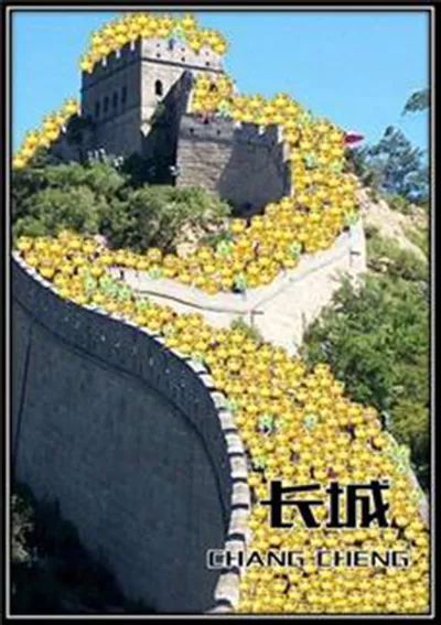 如何用英語表達國慶期間“人山人海”？