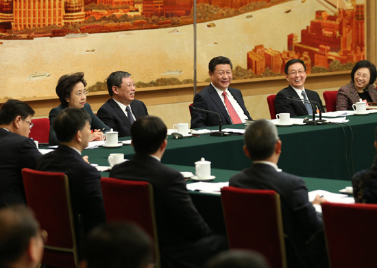 2016兩會：習(xí)近平連續(xù)四年到上海團都說了啥