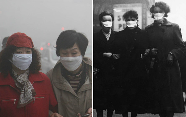霧霾來襲：彼時(shí)的倫敦，今日之中國（多圖）