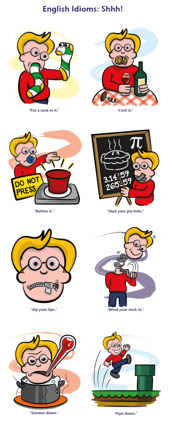 噓！英文中讓別人閉嘴的常用口語表達(dá)