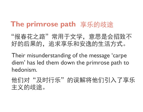 “花語”：和花有關(guān)的英語表達(dá)