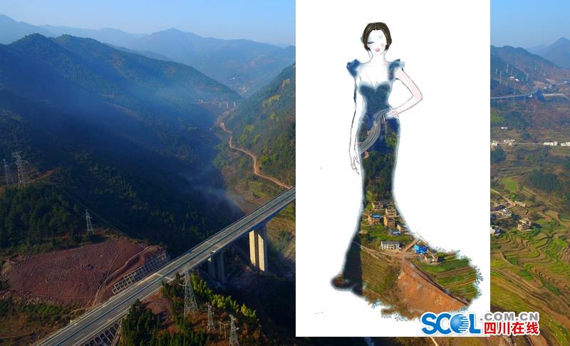 把高速公路做成衣服穿上身 美不美？（組圖）