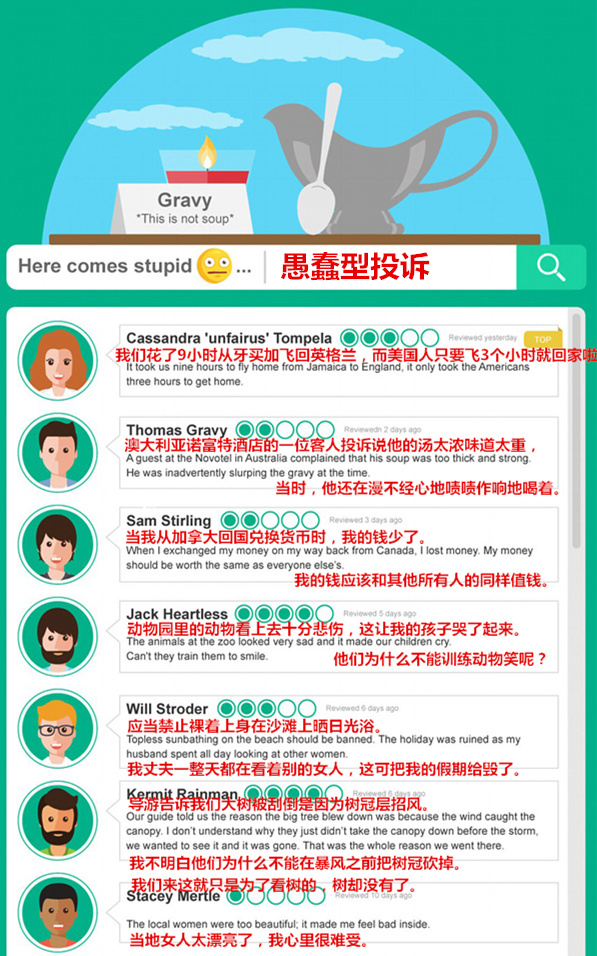 最荒唐的旅行投訴：沒人告訴我們海里有魚，嚇著孩子們了