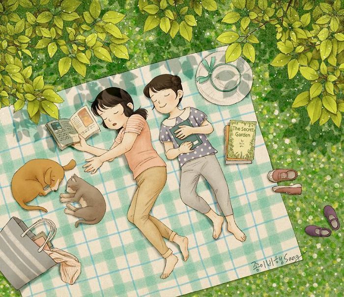 有親姐妹是什么感覺(jué)？讓插畫師來(lái)告訴你（組圖）