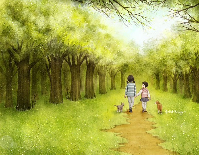 有親姐妹是什么感覺？讓插畫師來告訴你（組圖）