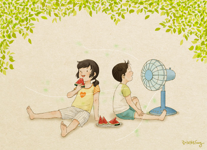 有親姐妹是什么感覺？讓插畫師來告訴你（組圖）