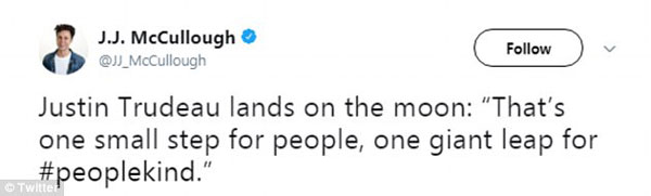 到底用mankind還是peoplekind？ 加拿大總理也開(kāi)始“咬文嚼字”