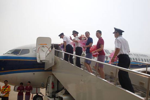 “武漢—臺灣”直飛航線今日首航